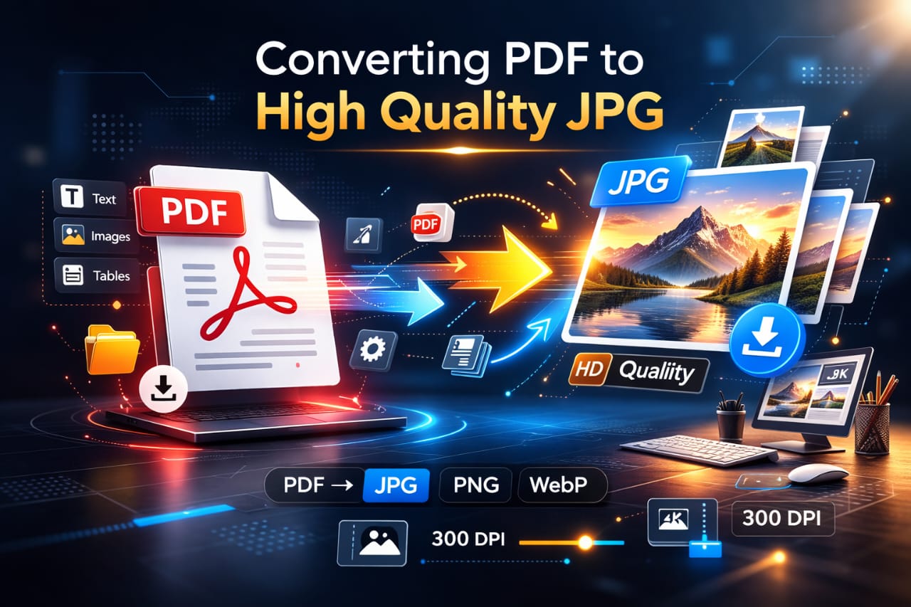 Ourpdfpal interface showing PDF pages turning into image files