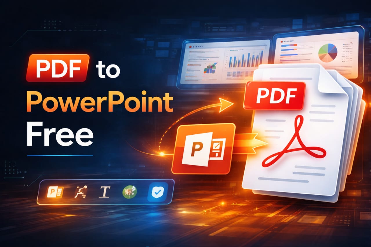 Convert PDF back to editable PowerPoint slides for free