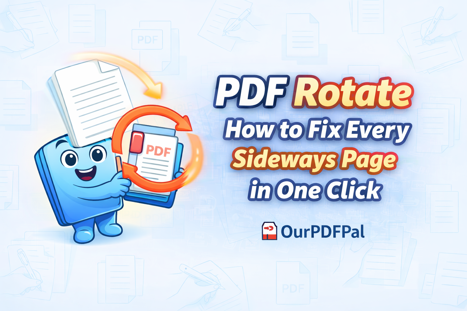 PDF Rotate: How to Fix Every Sideways Page in One Click
