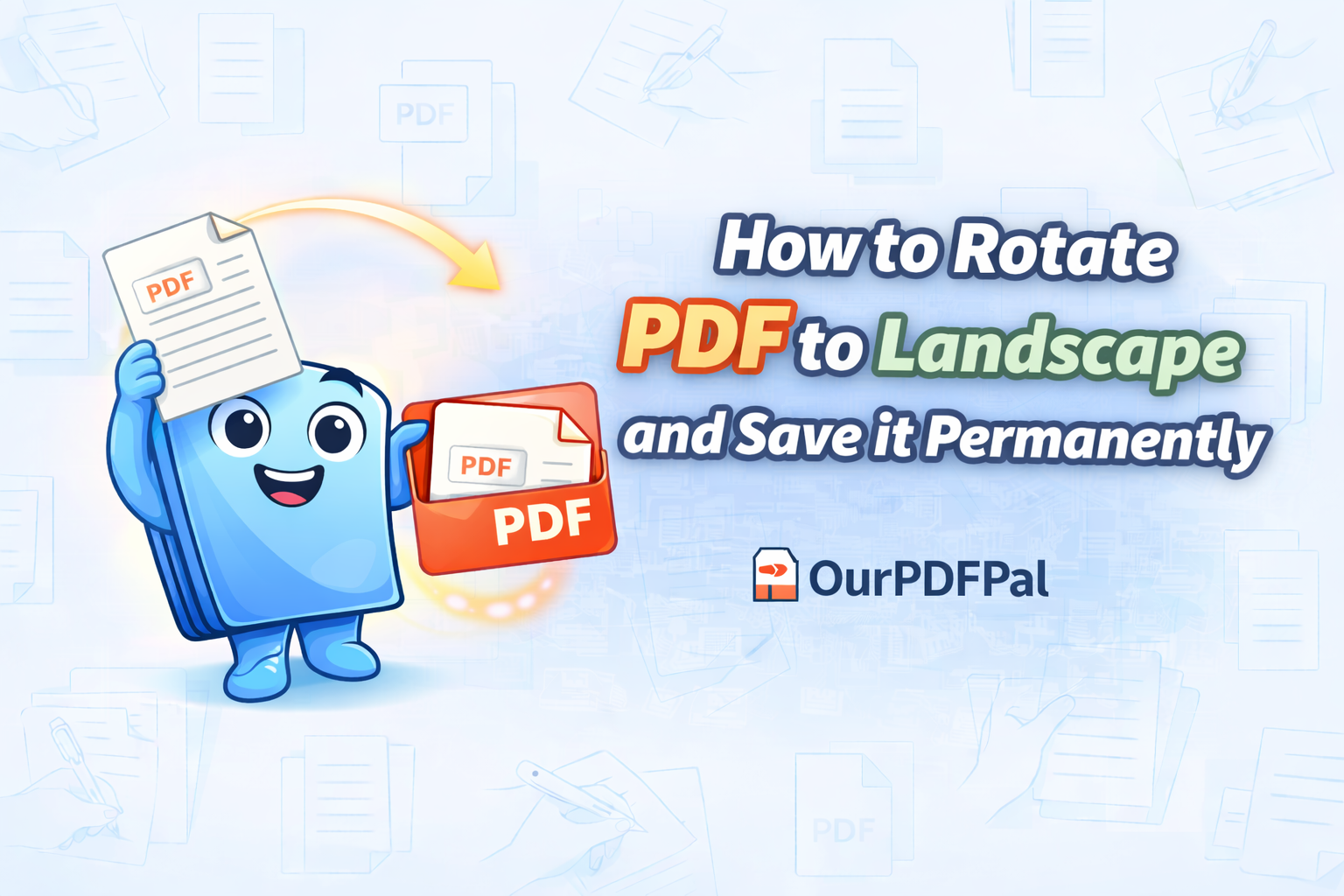How to Rotate PDF to Landscape and Save it Permanently
