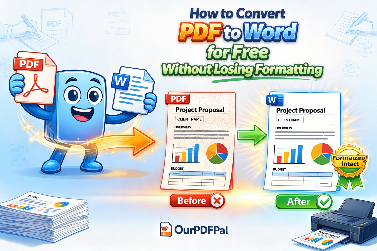 How to Convert PDF to Word for Free Without Losing Formatting